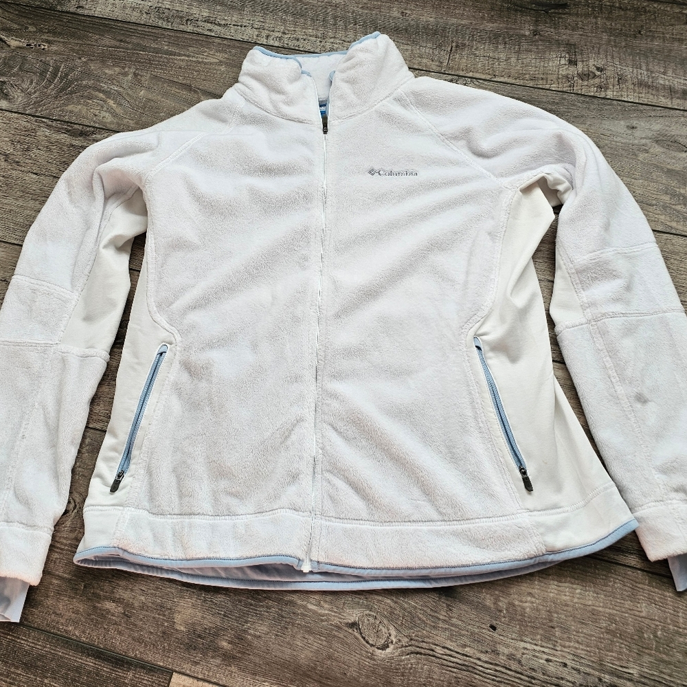 Columbia white jacket